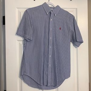 Medium Ralph Lauren Seersucker Button Up
